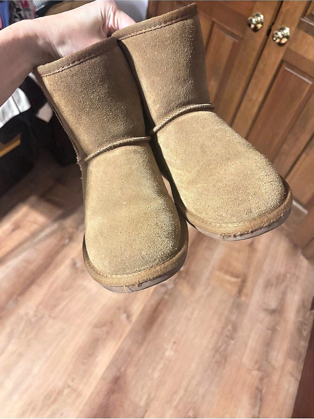 Minnetonka Leather Brown Boots US 9 Backus style